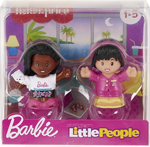 Little People Barbie Toddler Toys Sleepover Figure Pack, 2 Characters For Pretend Play Ages 18+ Months #TOP5