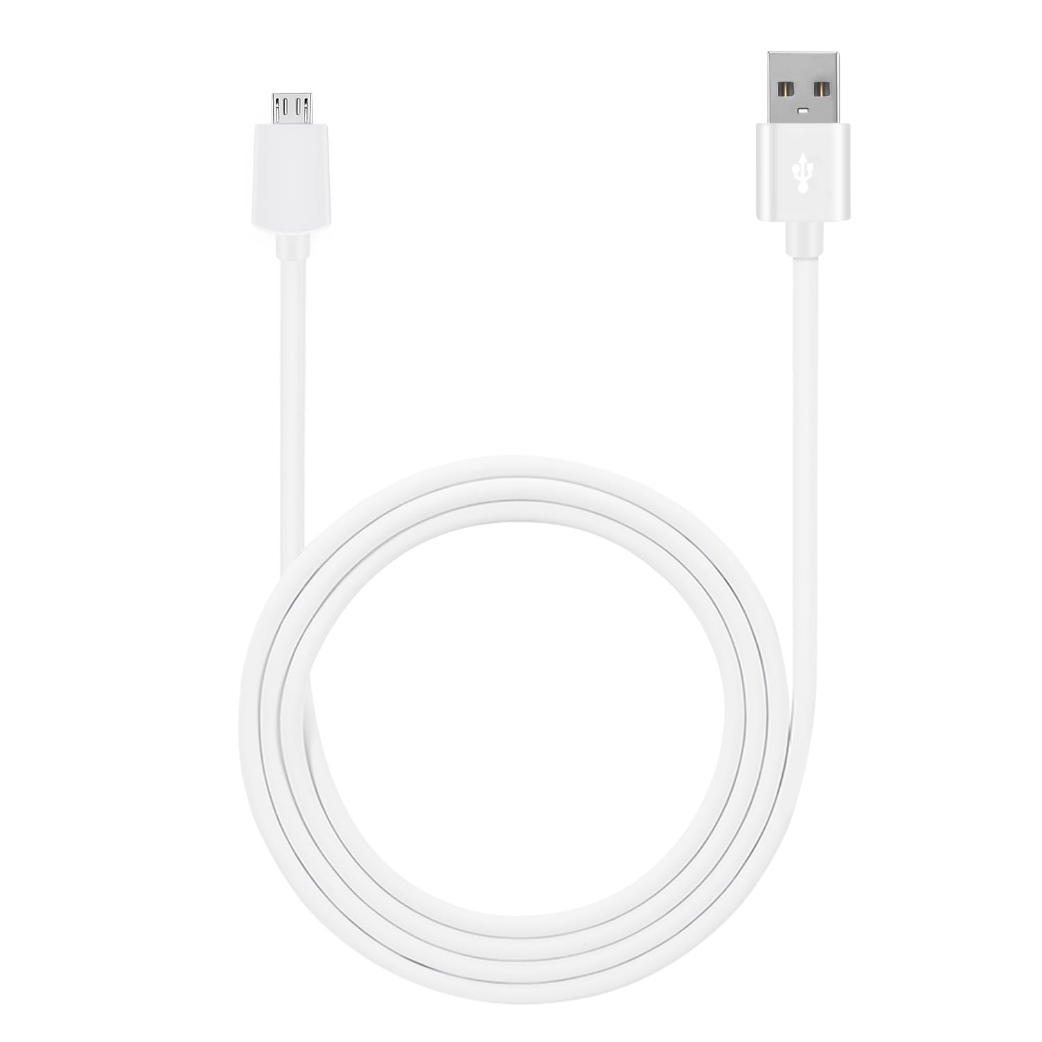 10 ft USB Male to Micro USB Male Power Cable for Ring Indoor Cam (2nd Gen) Only - White