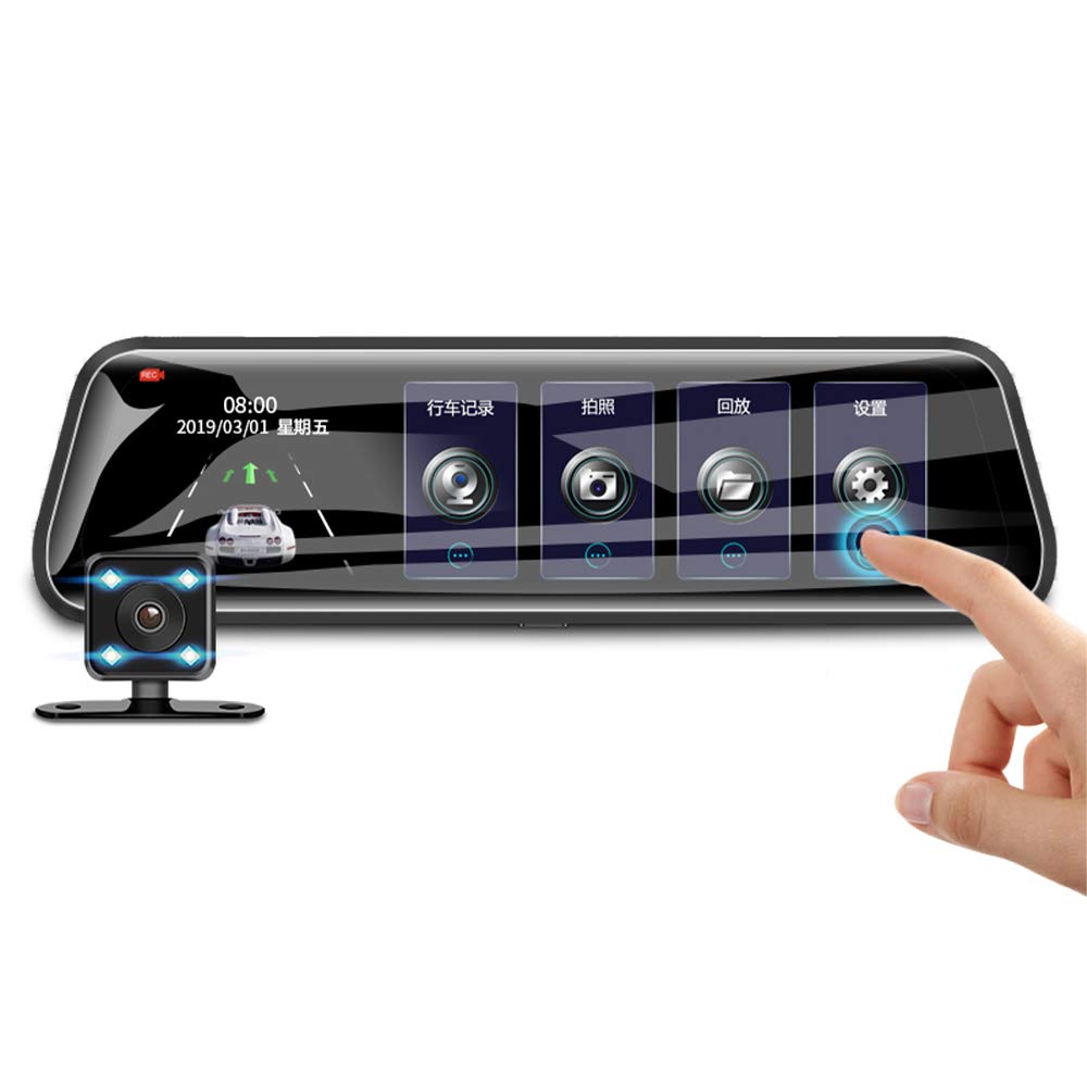 Dash CAM 10 Inch Dual Lens Touch Screen Dash Cam Car Camera Ultra HD Driving Video Recorder Dashboard