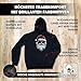Tassenbrennerei Hoodie - Weihnachtspullover - Cooler Weihnachtsmann Pullover mit Weihnachtsmotiv - für Nikolaus, Weihnachten (DE/NL/SE/PL, Alphanumerisch, XL, Regular, Regular, Schwarz)