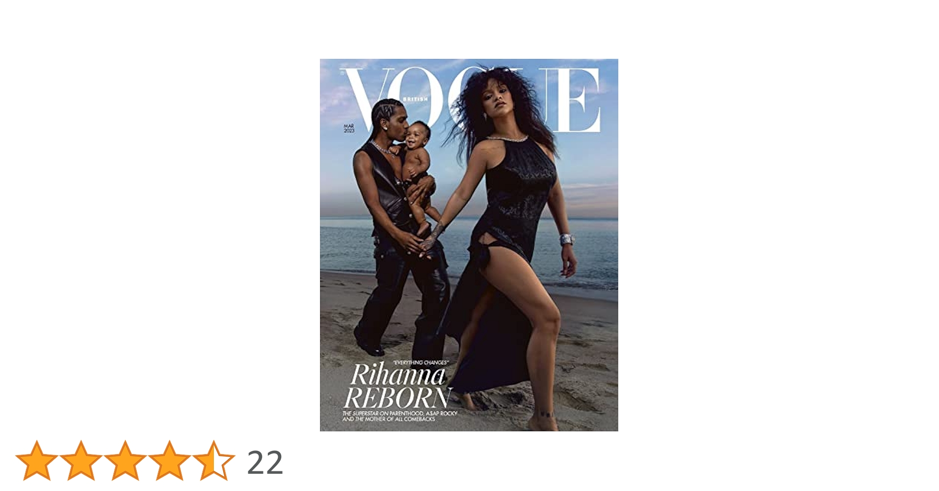 Vogue UK Magazine March 2023 Rihanna Reborn (PB).: Vogue UK