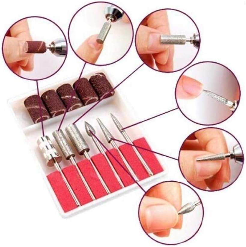 Lima per Unghie Elettrica Professionale 35000 Giri/min Kit per Manicure E Pedicure Trapano per Lima per Unghie Elettrico per La Polimerizzazione dello Smalto in Gel Strumenti per Manicu, Black