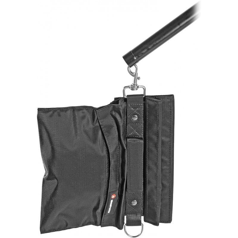 Support combiné noir 420B, support en 3 sections avec sac