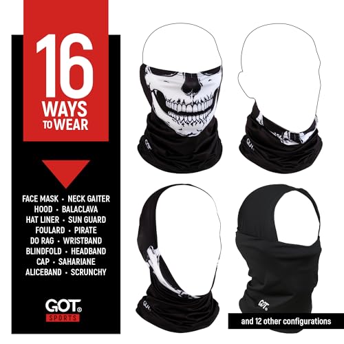 Image of UPF 50+ Fishing Neck Gaiter - UV Face Mask Sun Protection for Men Women
