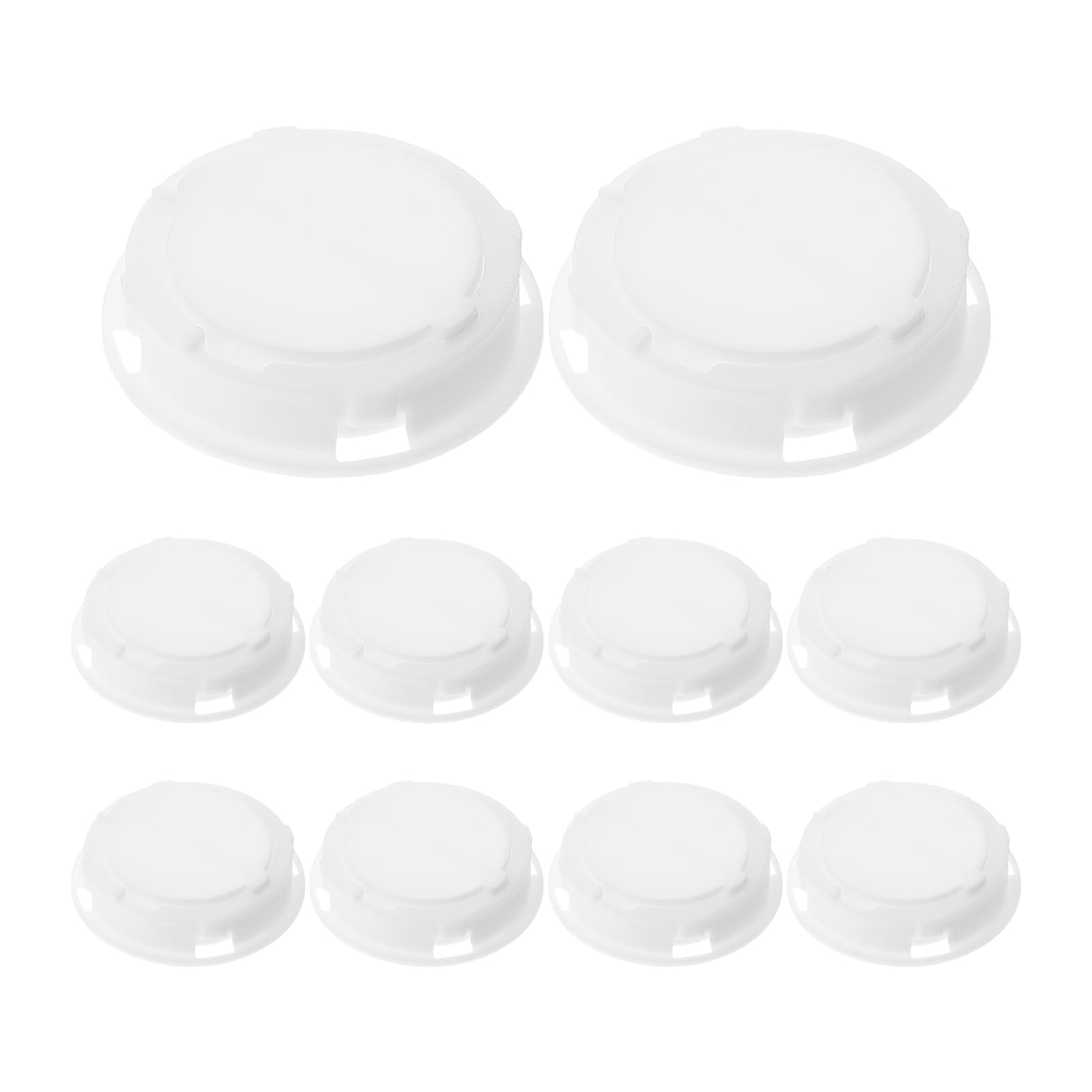 PartyKindom Piggy Bank Stopper Replacement Round Plugs for Money Jar Abs Plastic Easy Install 10pcs Set