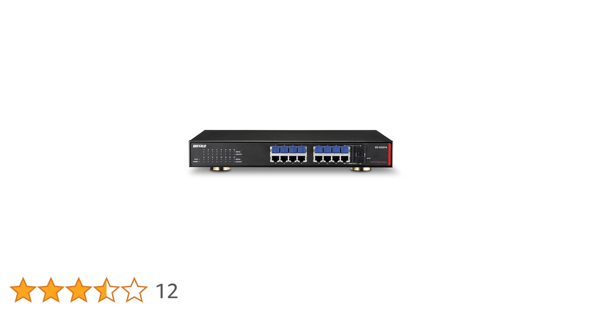 PC周辺機器 Buffalo - BUFFALO bs-gs2016 Amazon | BUFFALO ネットワークオーディオ向けハブ BS-GS2016/A