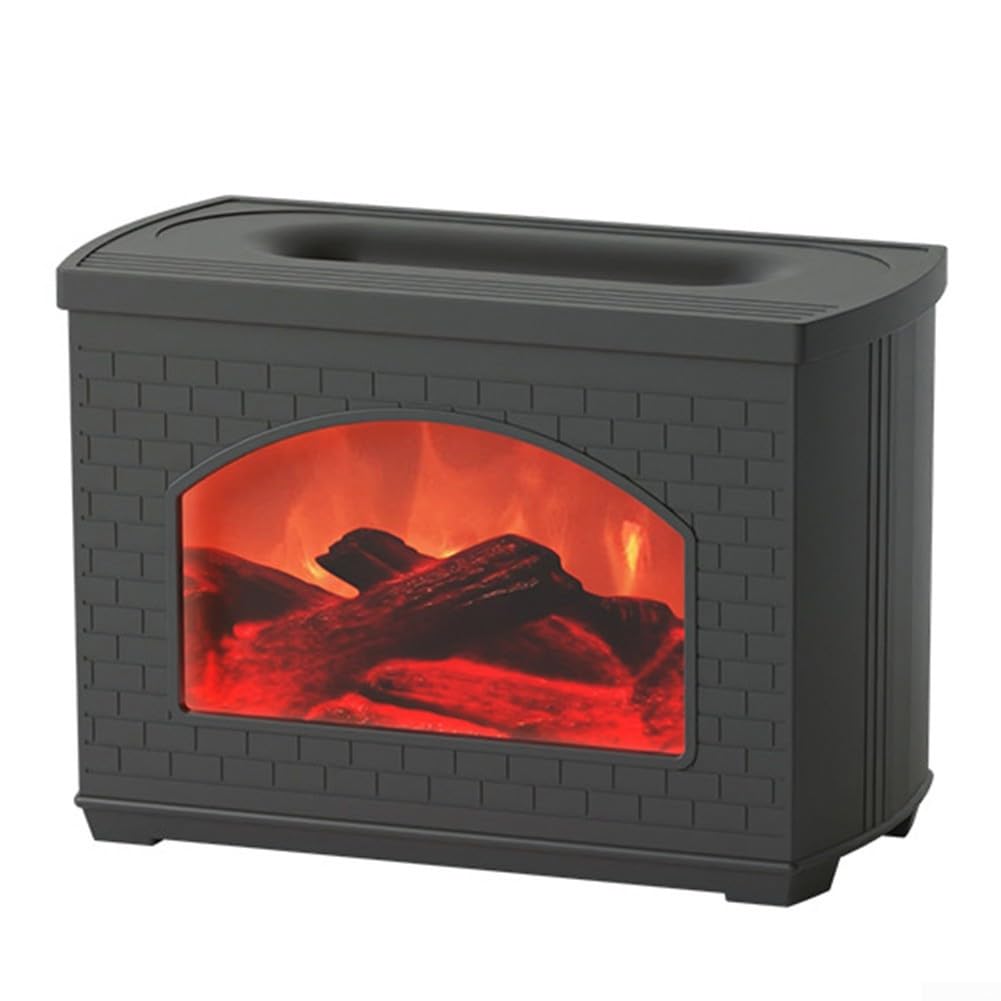 Nawilżacz płomienia 3 w 1 270 ml USB (czarny)