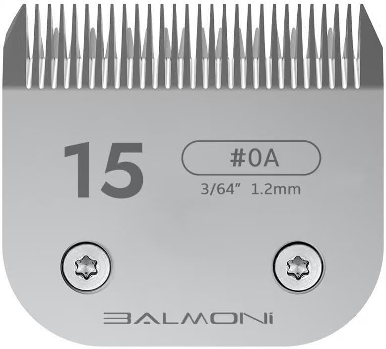 Lâmina de Reposição A5 #15 para Máquina de Tosa – Corte de 1,2 mm, Cerâmica com Revestimento de Titânio – BALMONI