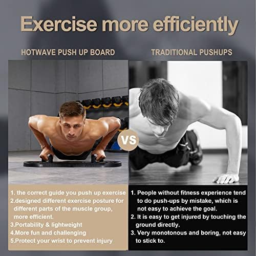 Push Up Board Fitness, Portable Foldable 20 in 1 Push