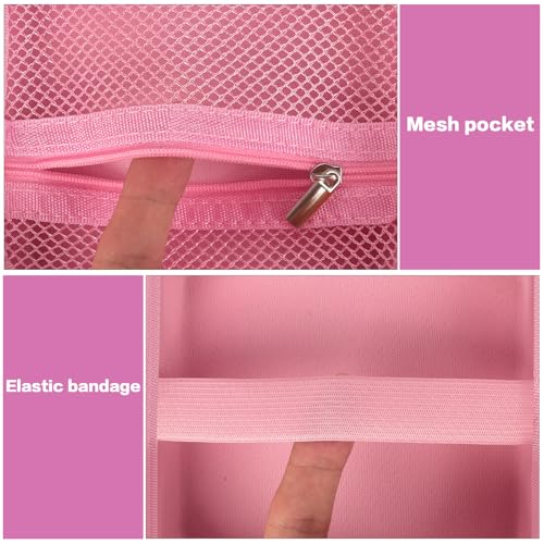 Image of Travel Router Case Compatible with NETGEAR Nighthawk M7 Pro / M6 M6 Pro MR6150 6500 / M5 5G MR5200 5100 / M1 M2 Mobile Hotspot. WiFi Router Storage Carrying Holder with Mesh Pocket (Box Only) (Pink)
