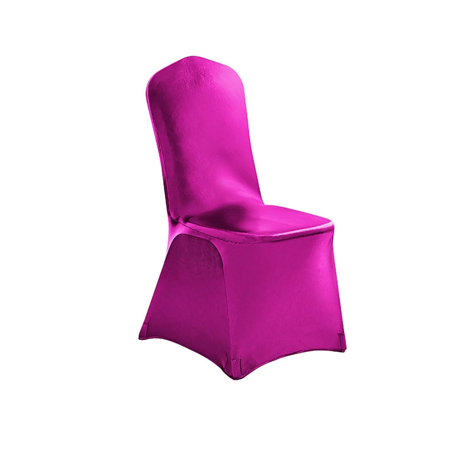NMVAWIPT Stretch Spandex Chair Covers Fitted Slipcovers For Wedding Party Banquet Events(8#,20pcs)