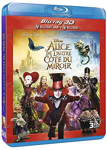 Alice Through the Looking Glass [Blu-Ray]+[Blu-Ray 3D] (English audio)