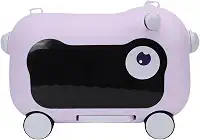 Asixxsix Kids Ride On Suitcase, PP ABS Multi Functional Large Capacity Airline Travel Suitcase com 2 Handle, Strap, Scooter Baggage for Children Travel, Boys Girls Ages 2-15 Years (PURPLE)