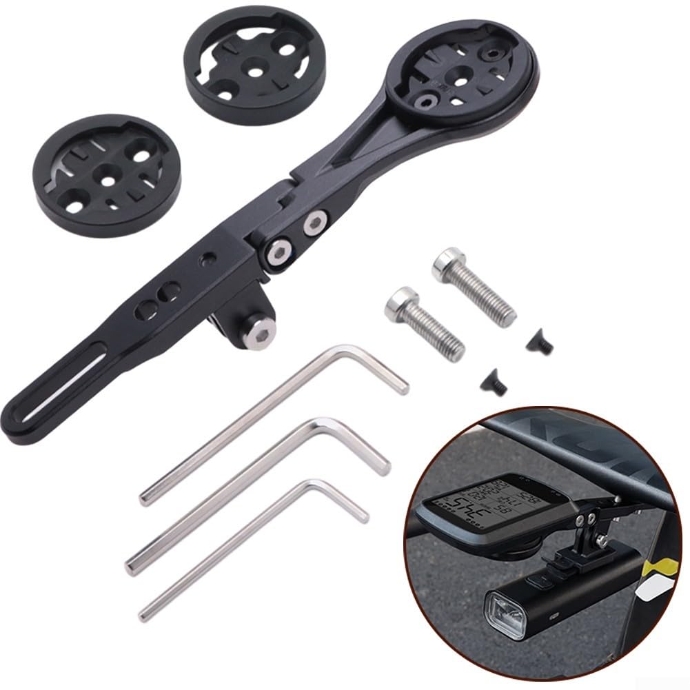 Support de vélo en alliage d'aluminium réglable pour GPS et lampe de poche