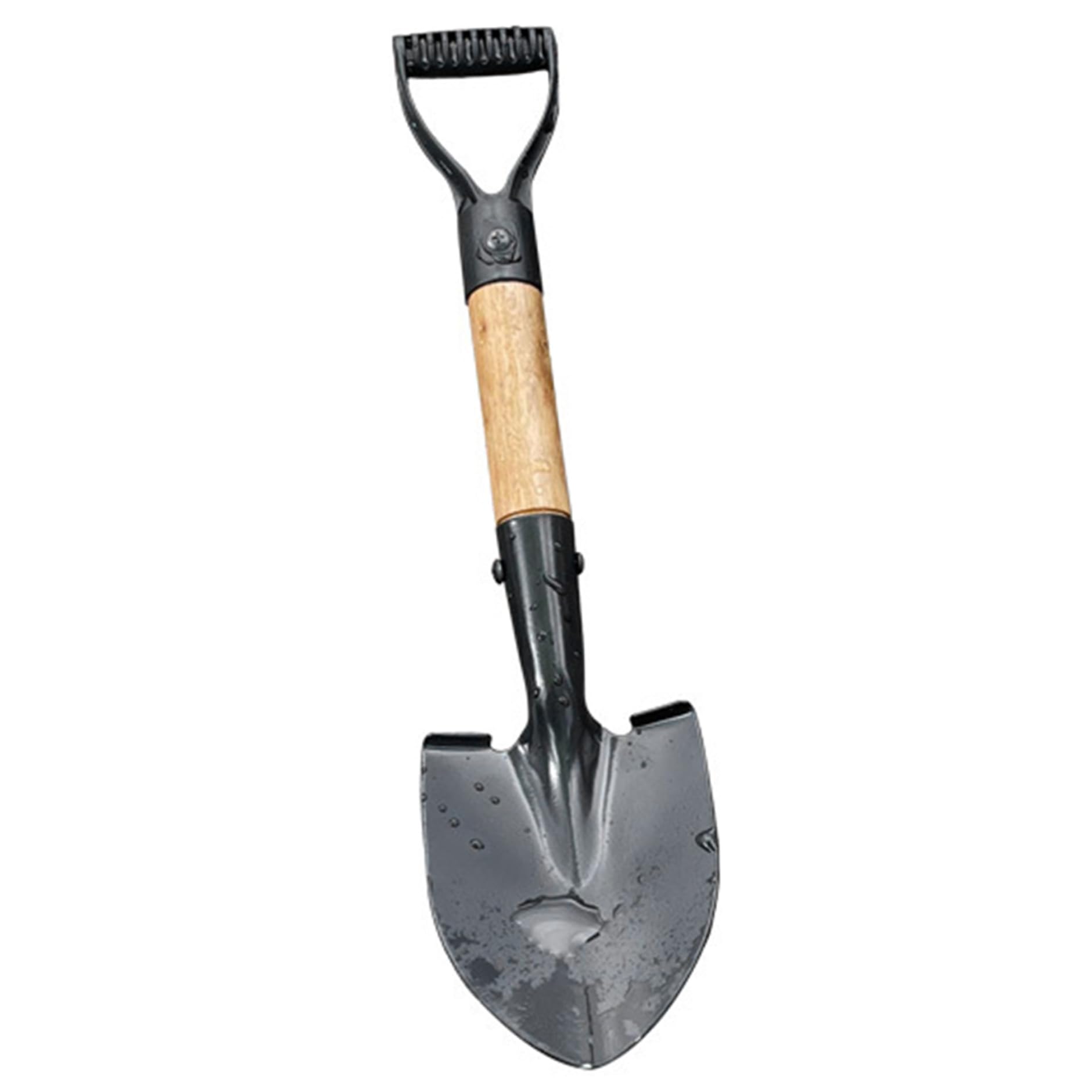 Pala para niños, Pala Redonda de Metal de 14 Pulgadas para jardín, Herramientas de jardinería para niños con Mango en D para Acampar, excavar en la Playa, de Camping, Palas pequeñas para exc