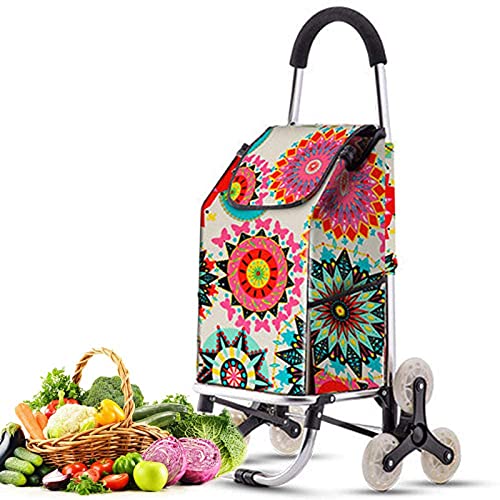 Treppensteiger Einkaufstrolley mit 3 Reifen Einkaufstrolley Einkaufstrolley Einkaufstrolley Wasserdicht Einkaufstasche…