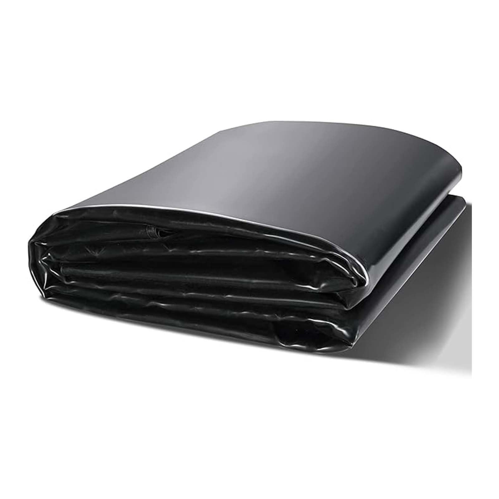 Whnoorher Black HDPE Liner Small Pond Liners UV Resistant Waterproof Geomembrane Heavy Duty Outdoor Tarpaulin Flexible Impermeable Film for Fountain Waterfall Koi Pondsand(7x10m(23x32.8ft))