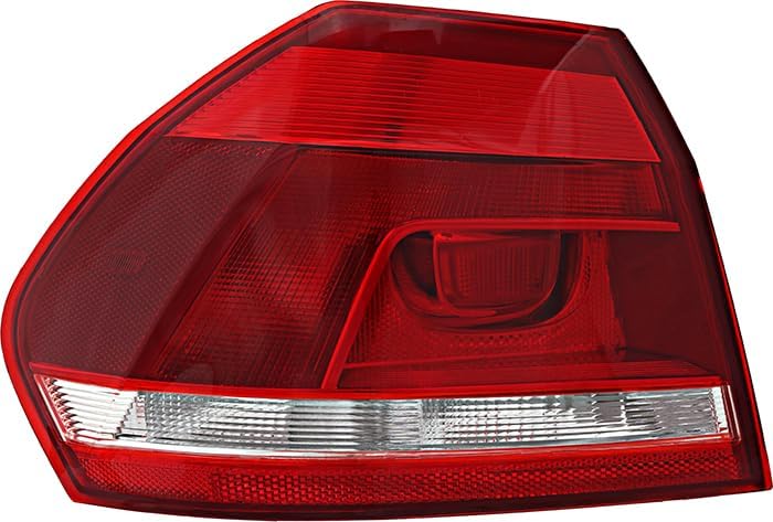 For Volkswagen Passat Outer Tail Light 2012 2013 2014 2015 Driver Left Side Taillamp Assembly Replacement