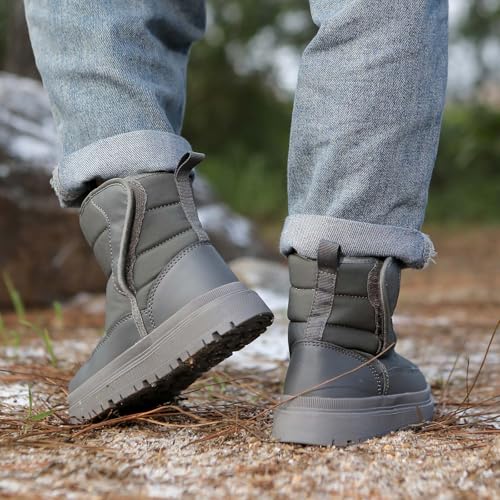 Kids Snow Boots for Girls Outdoor Boot Waterproof for Girl Warm Booties with Fur Lined Non Slip Sole Girls Winter Boots for Outdoor Activities4