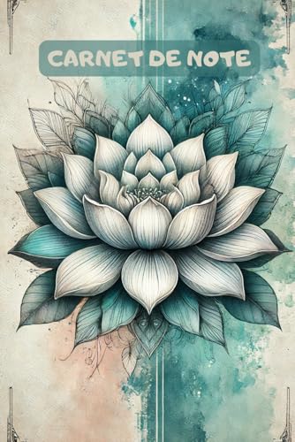 Carnet de notes fleur de lotus: Carnet de notes zen
