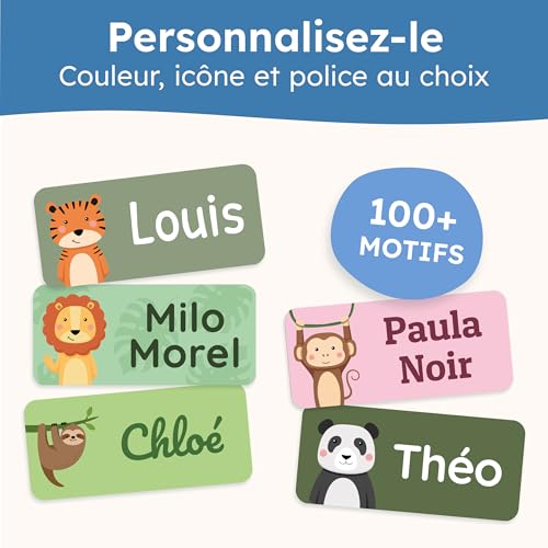 Etiquettes autocollantes personnalisables