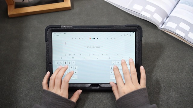 Custodia Girevole A 360 Gradi Per Lenovo Tab M10 HD 2nd Gen TB - Foto 3