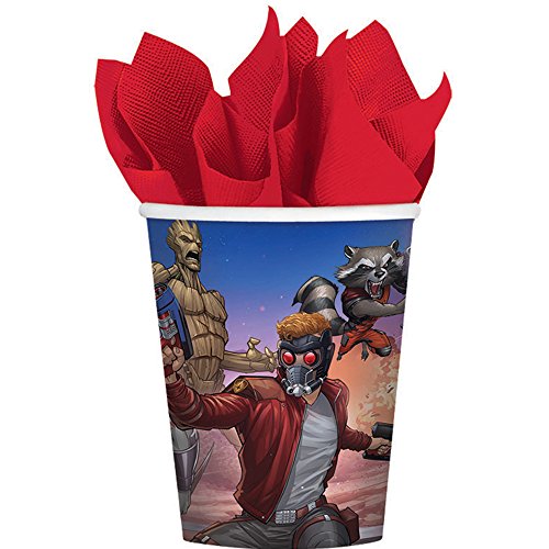 Amscan Marvel Guardians of the Galaxy Cups, 9 oz