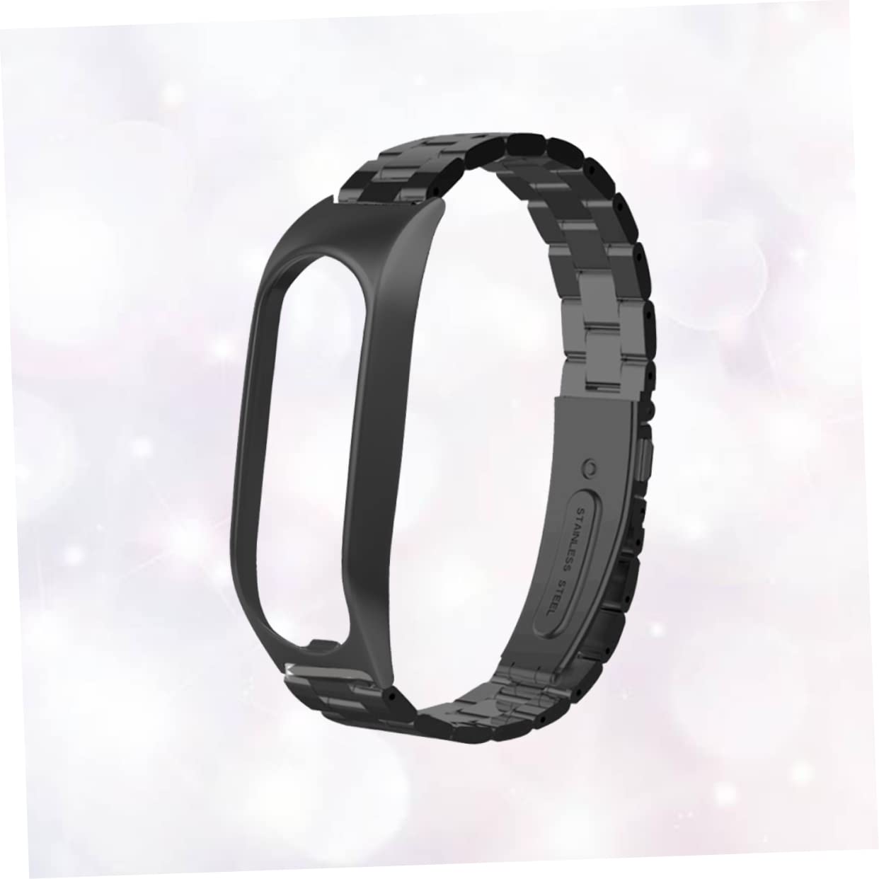 Mikikit 2stücke Ersatzarmband Aus Edelstahl Für Touch Robustes Ergonomisches Design Für Fitnessuhren Kompatibel Mit Touch Cardio Eleganter Stil Für Männer Und Frauen Schwarz