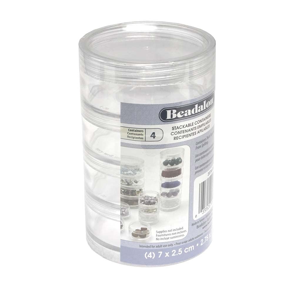 Stacker 4 Tier Clear Qty 3