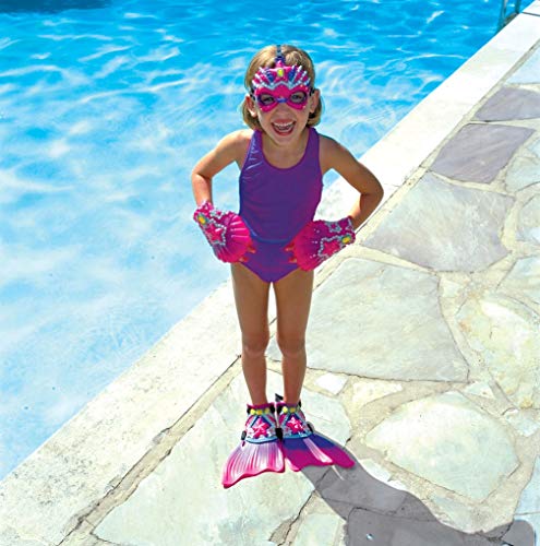 image for Big Time Princess Mermaid Dress UP Swim Gear,  MASK Googles, Web Glov