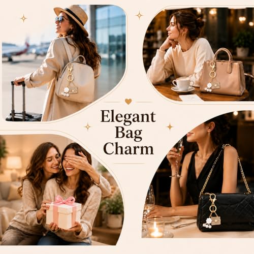 Image of Mini Bag Keychain, Bag Charms for Handbags, Cute Pendant Accessory for Keys Purse, Everyday Charm for All Occasions, Bag Charms for Women