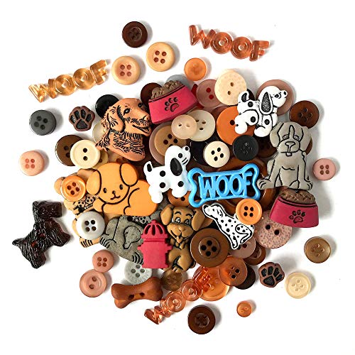 Buttons Galore and More Collection Round Novelty Buttons & Embellishments Based on Variety of Themes, Holidays and Seasons for DIY Crafts, Scrapbooking, Sewing, Cardmaking and Other Projects â 50 Pcs
