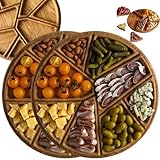 Design polyvalent avec compartiments amovibles : ce plateau innovant dispose de huit sections amovibles, vous permettant de servir sans effort une variété de collations, fruits, noix, viandes et sauces. Idéal pour toutes les occasions, des réunions décontractées aux événements élégants, ce plateau ajoute une touche de fonctionnalité et de style à vos besoins de divertissement.