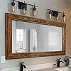   Herringbone-Reclaimed-Wooden-Framed-Mirror-Available-in-5-Sizes-and-20-Stain-colors-Shown-in-Provincial-Vanity-Mirror-Rustic-Wall-Mirror-Mirrors-Wall-Mounted-22x24-24x30-36x30-42x30-60x30