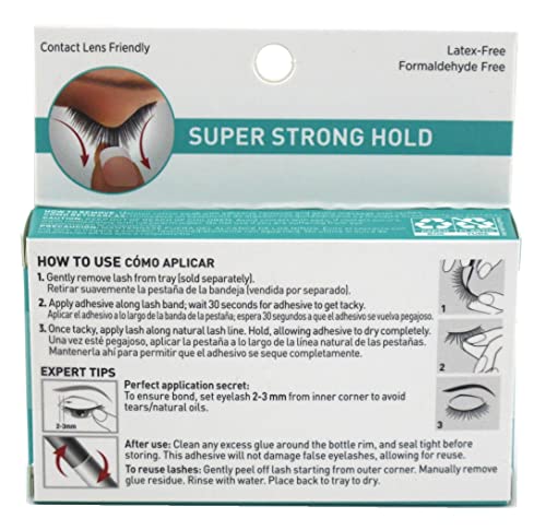 Kiss Lash Couture Adhesive Strip Lash Black (Pack of 3)