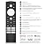 Replacement Remote Control for Hisense Smart Google TV, Compatible with Hisense UHD 4K ULED Google TVs