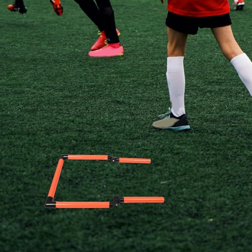 Vallas de velocidad ajustables HEMOTON para entrenamiento de agilidad y salto en fútbol 6