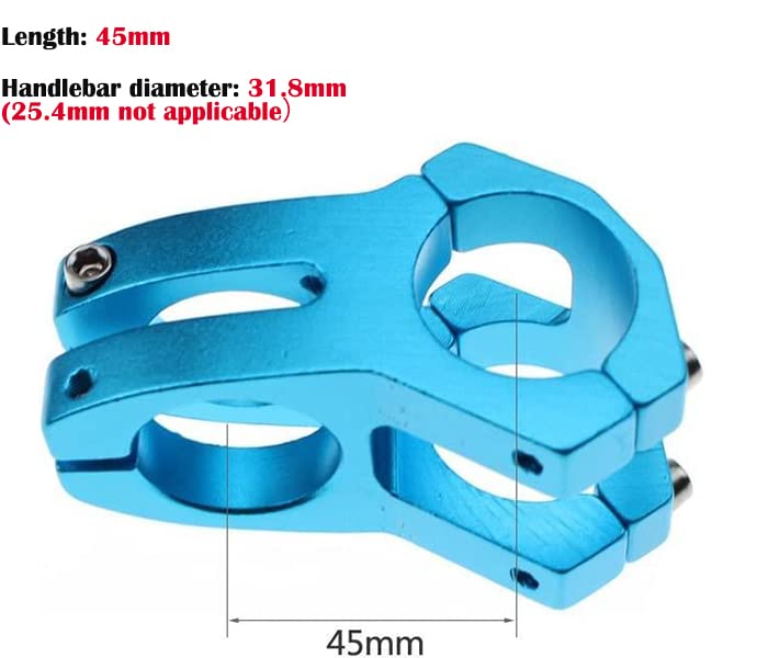 MIRODO 31.8 Steli Corti Bicicletta 35mm DH Attacco Manubrio Bici Riser - Foto 10