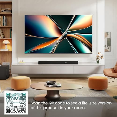 Hisense 55" 55U7QTUK MiniLED QLED 144Hz Smart AI TV - Hi-View AI Engine, 144Hz Game Mode PRO, 2.1 Channel, Dolby Atmos, Quantum Dot Colour, Anti-Reflection with Freely, Disney +, YouTube, Netflix - Image 4