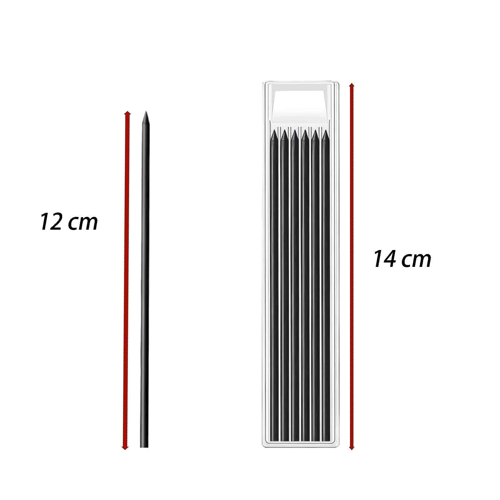 72 Pcs Pencil Refills for Carpenter Pencils 2.8mm Solid Refills for Tracer/Pica Pencils - Image 2
