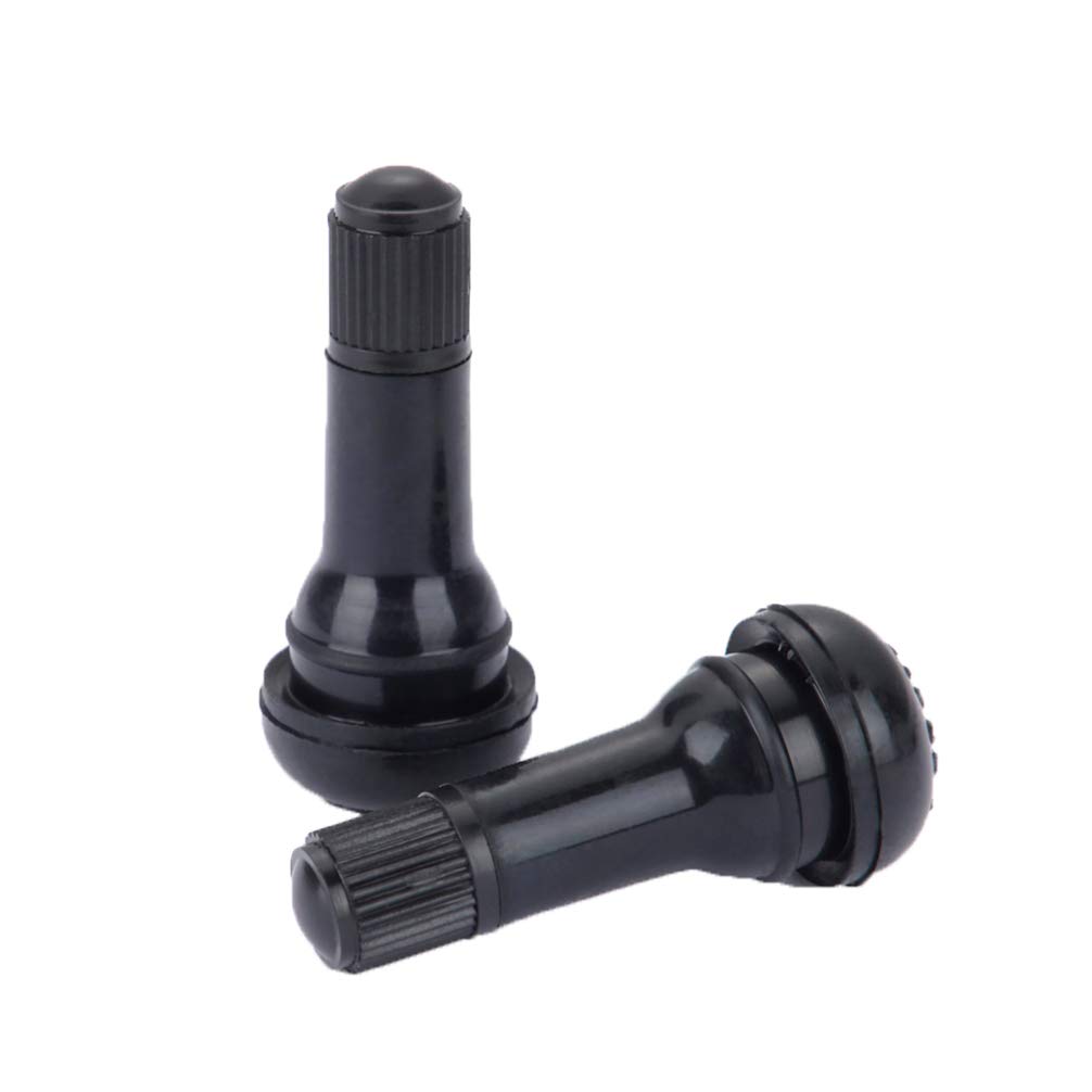 VICASKY Valvole Pneumatici Tr-413 in Gomma Nera a Innesto 100 Pezzi | Auto e Automobili, Tenuta Verificata, Ricambio Portatile, Formato Tr-413