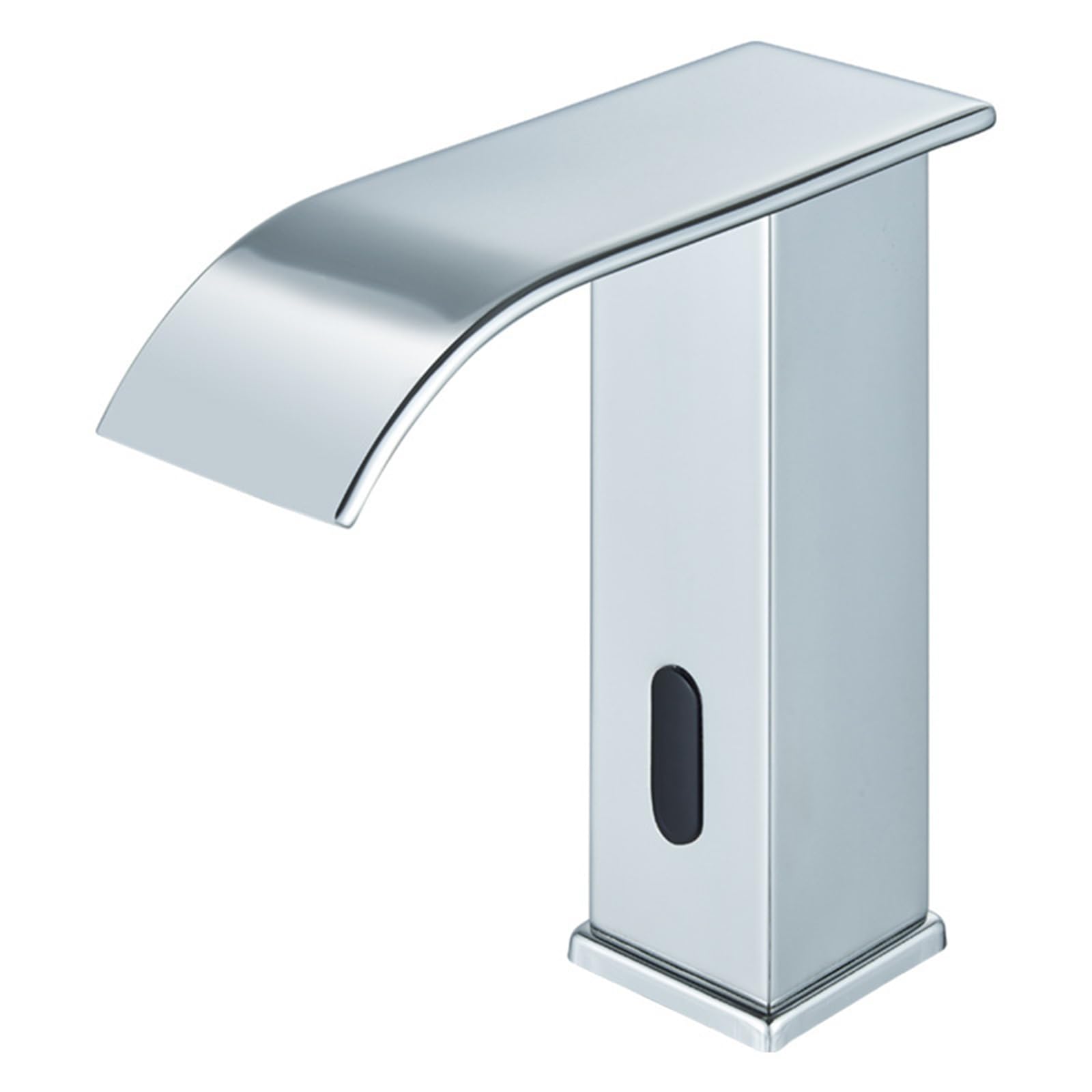ZYCHSJXA Touchless Bathroom Faucet Waterfall Mixer Tap for Basin Chrome Stainless Steel