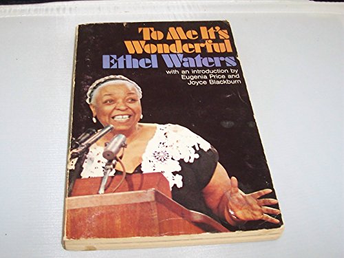 To me it's wonderful B00005WYV6 Book Cover