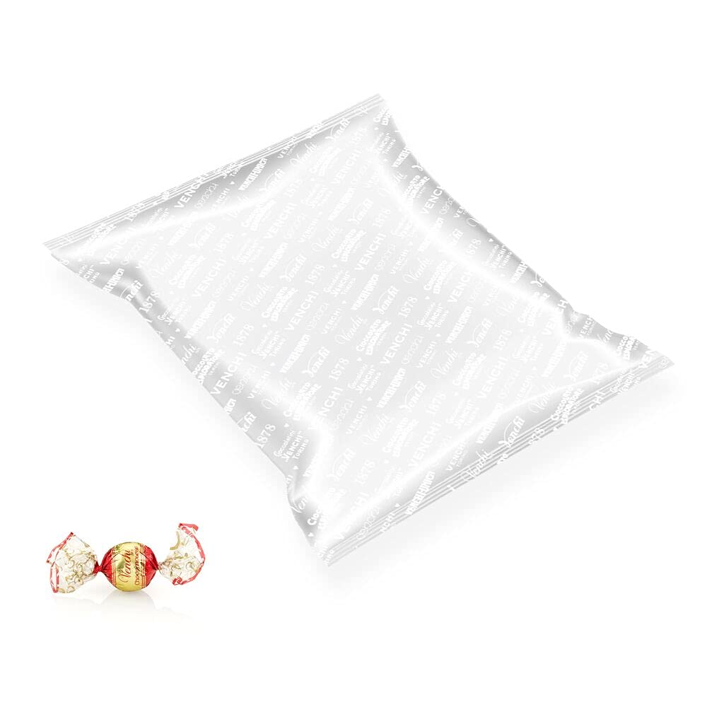 Venchi - Chocomousse de Chocolate con Leche en Bolsa a Granel, 1 kg - con Cobertura de Chocolate con Leche, Relleno de Fior di Latte y Cacao - Sin Gluten