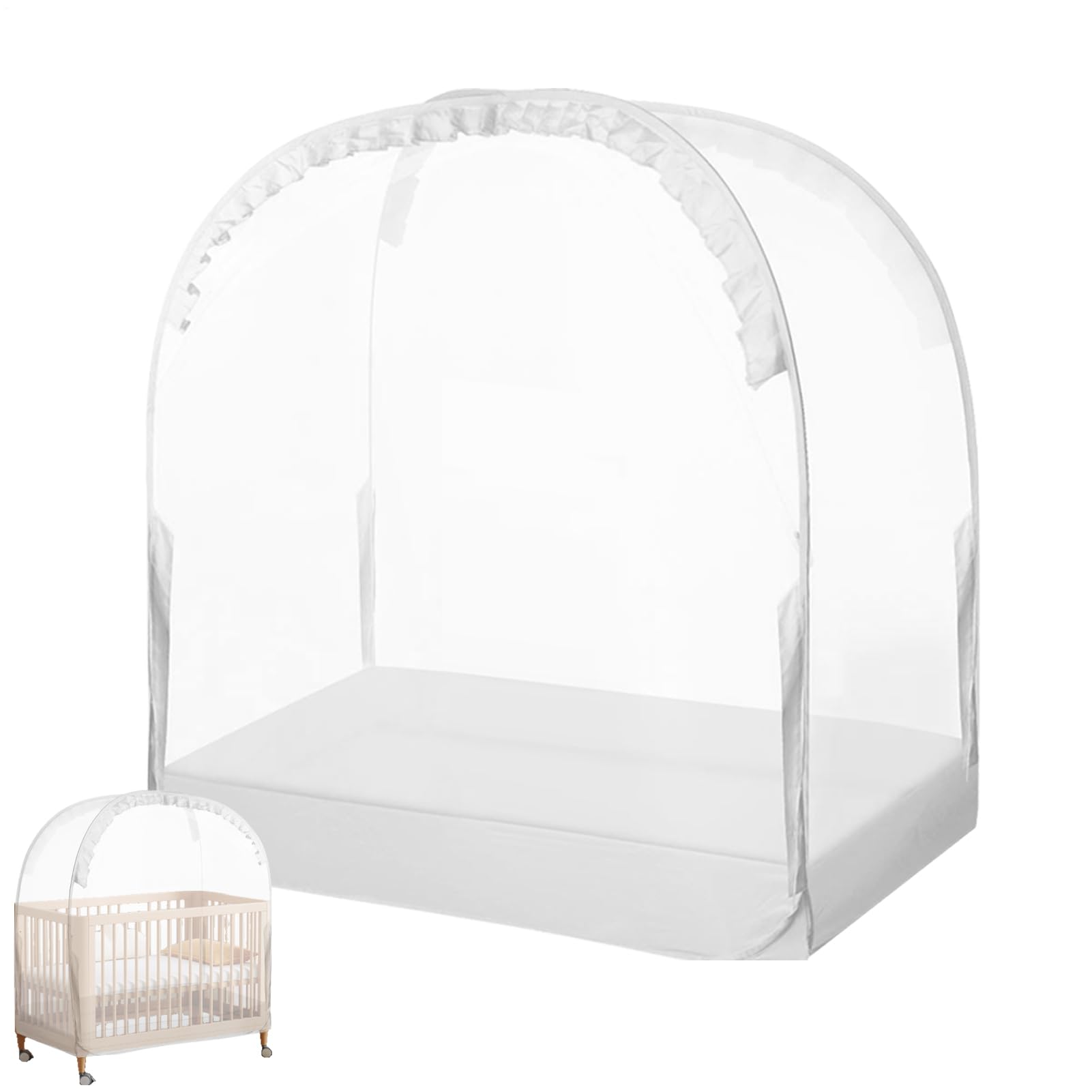 Tienda de campaña para Cuna para Mantener al bebé Dentro, toldo desplegable para Evitar Que el bebé salga (Redes de para cunas)