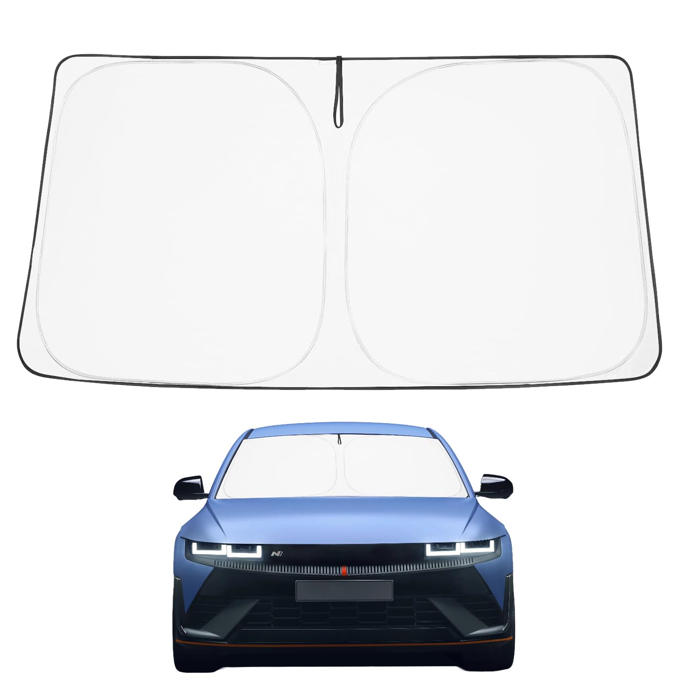 Proadsy Custom Fit Car Windshield Sun Shade for 2022-2026 Hyundai Ioniq