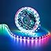 GoMing WS2812B Striscia LED 5M 300 Pixel, PCB Banco 5050 SMD 5V Non Impermeabile IP20 Indirizzabile Individualmente RGB Luci LED Colorati per Soggiorno,Cucina,Natale,Bar,Feste