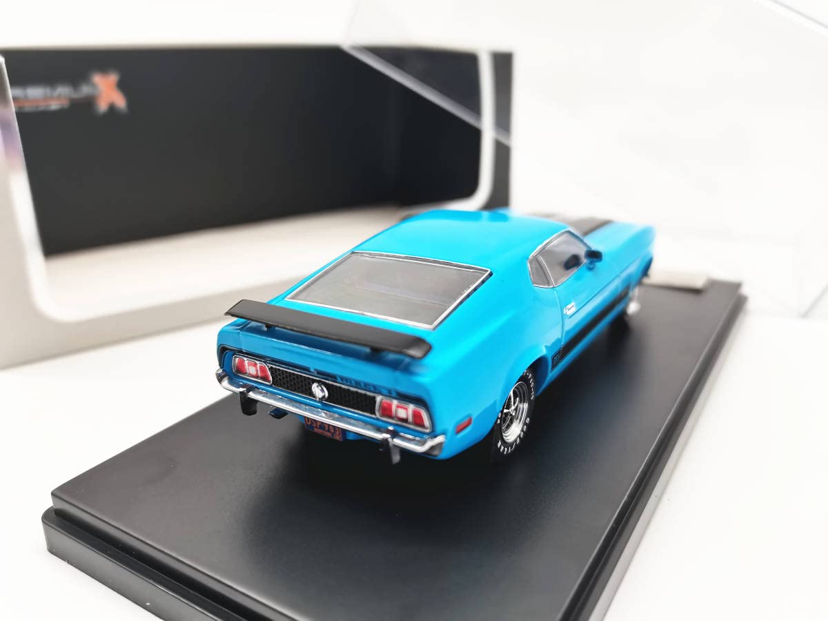 Amazon | PX 1/43 フォード マスタング MACH 1 1971 青 | ミニカー