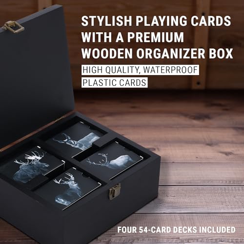 Barajas de Póker Big Game con Caja Organizadora Impermeable miniatura 2