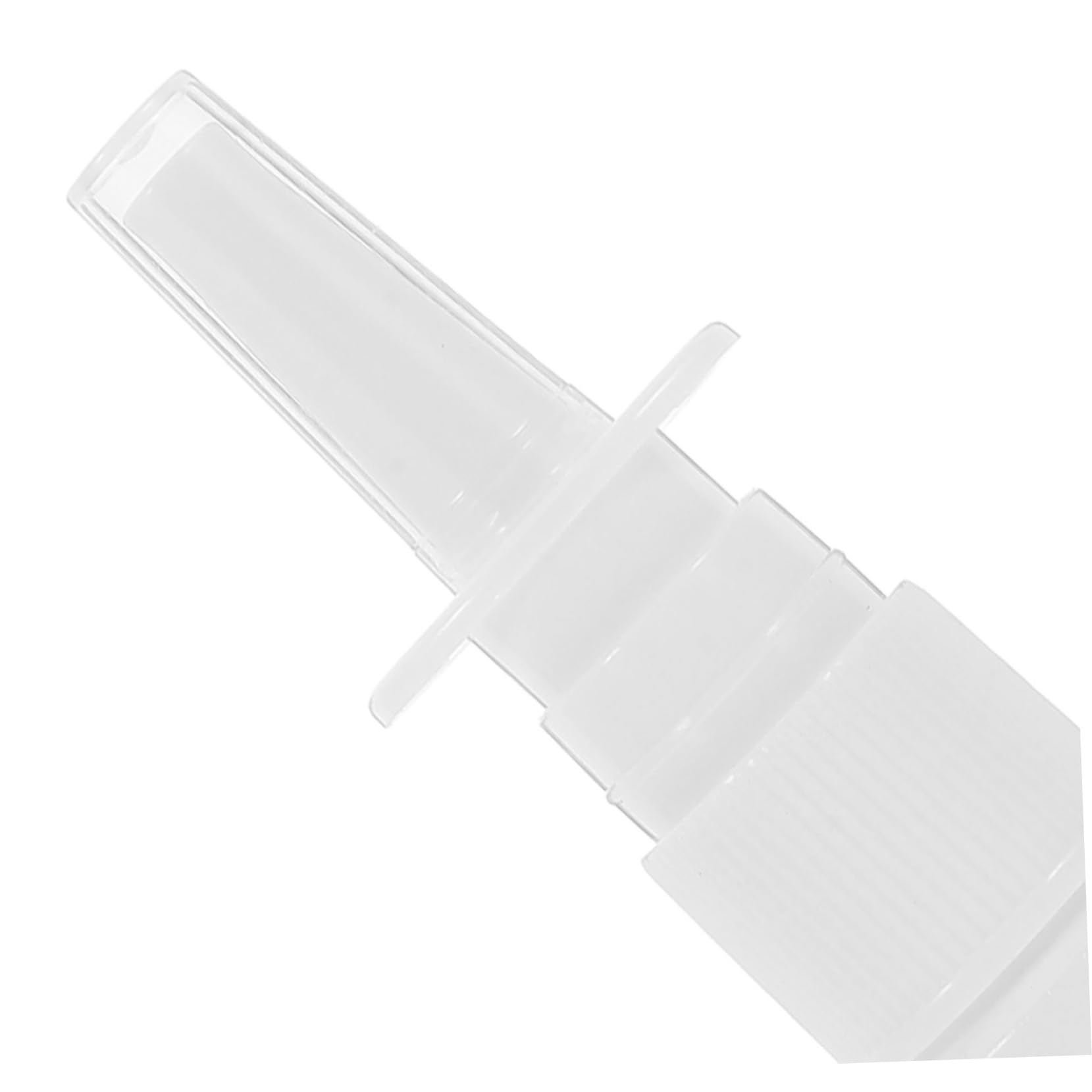 200 Stück Nasenspray Nachfüllflasche 10ml Wiederbefüllbare Sprühflasche aus Pe mit Klarem Schutzdeckel Tragbare Kosmetik Reiseflasche für Reise und Outdoor